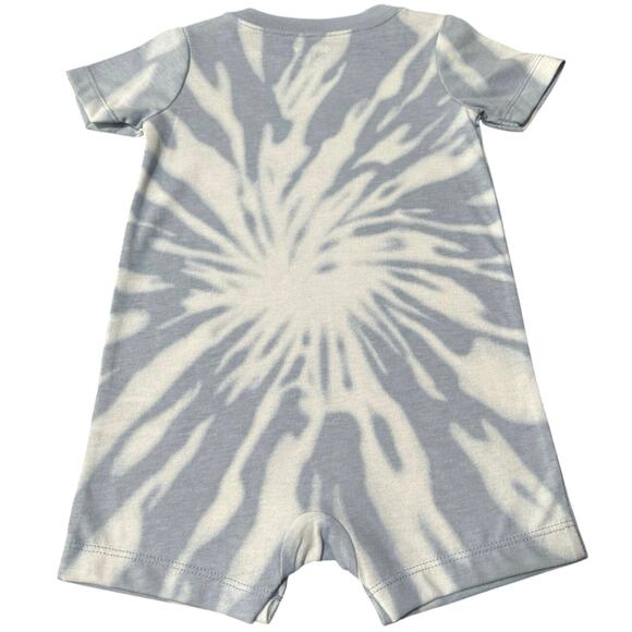 Garanimals Romper Toddler Boy 18m NWT Tie Dye Summer Skater Smiley Happy Days - Picture 2 of 5